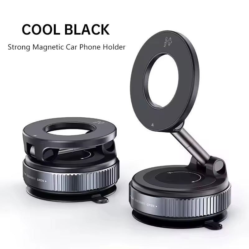 Magnetic Car Phone Holder 360 Degree Rotation Vacuum Adsorption Strong Suction Holder for Mobile Phonecar Bracket  2026