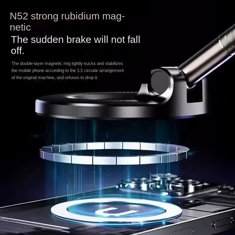 Magnetic Car Phone Holder 360 Degree Rotation Vacuum Adsorption Strong Suction Holder for Mobile Phonecar Bracket  2026