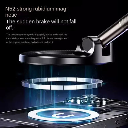 Magnetic Car Phone Holder 360 Degree Rotation Vacuum Adsorption Strong Suction Holder for Mobile Phonecar Bracket  2026