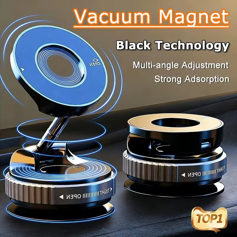 Magnetic Car Phone Holder 360 Degree Rotation Vacuum Adsorption Strong Suction Holder for Mobile Phonecar Bracket  2026
