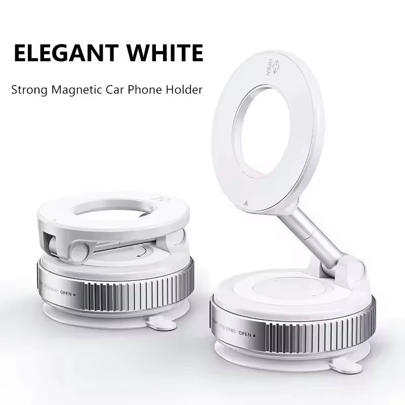 Magnetic Car Phone Holder 360 Degree Rotation Vacuum Adsorption Strong Suction Holder for Mobile Phonecar Bracket  2026