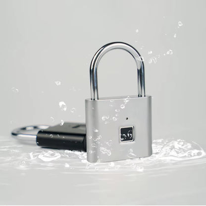 Biometric Door Lock Keyless Fingerprint Padlock Security Fingerprint Lock Electric Luggage Case Smart Lock Anti-Theft Door Lock